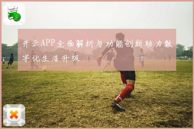 开云APP全面解析与功能创新助力数字化生活升级